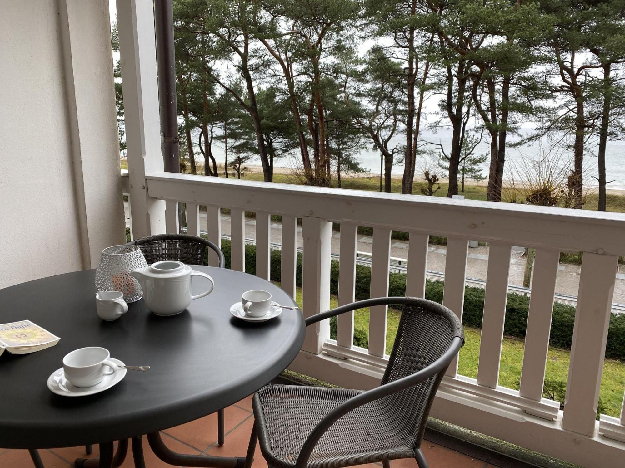 Ferienwohnung Ostseeblick In Der Villa Seeadler Binz Kültér fotó